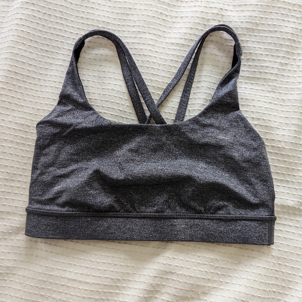 Lululemon Grey Sports Bra